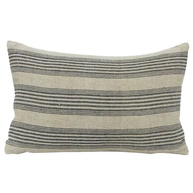 Audrey linen striped cushion cover 40 x 60cm