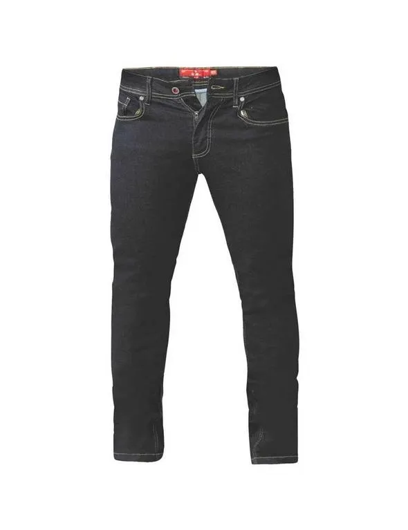 Duke Mens Cedric King Size Tapered Fit Stretch Jeans