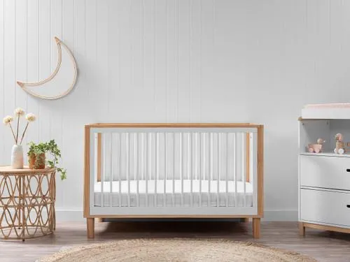 Tahoe Cot - White/Natural