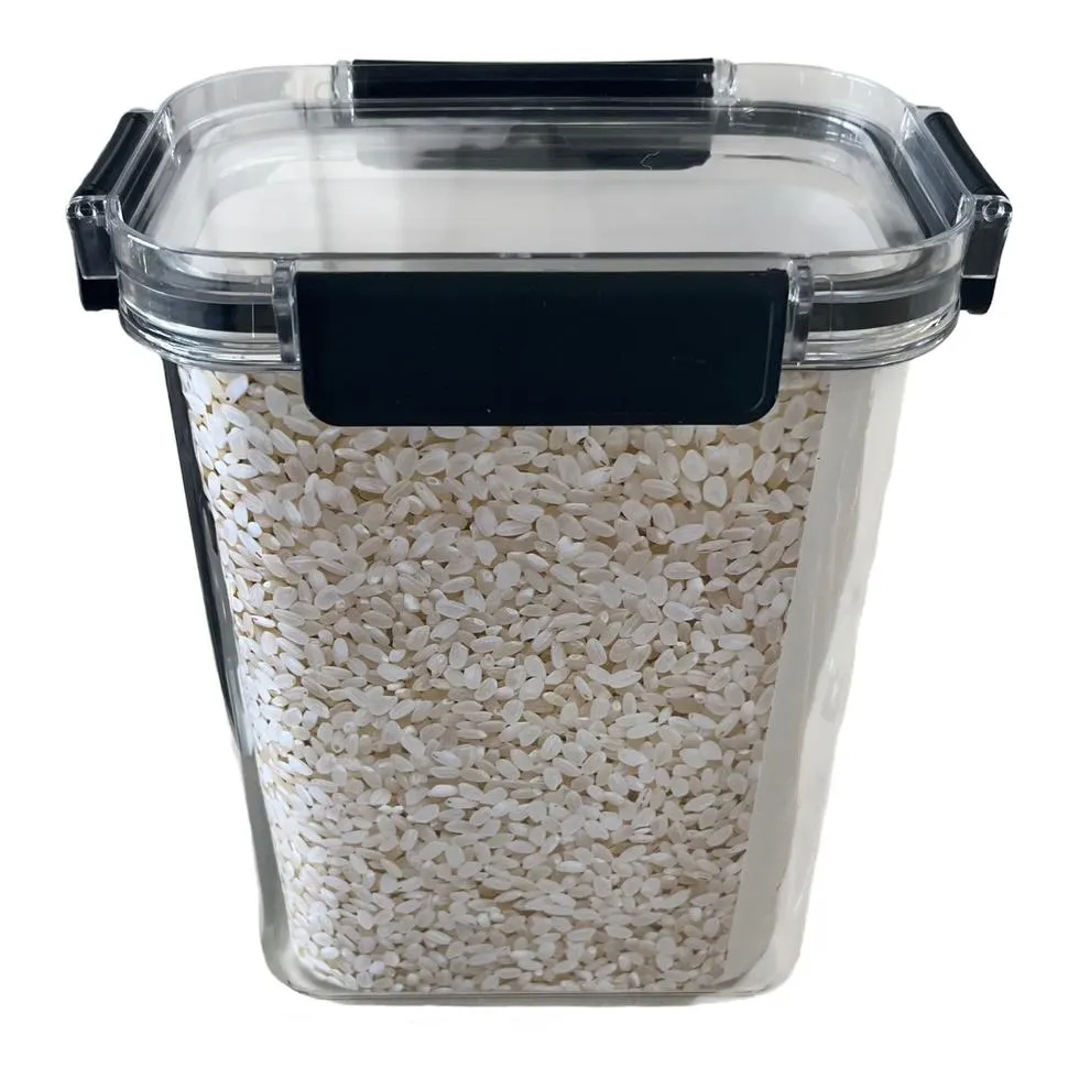 Plastic Sealed Dry Food Cereal Storage Bin 1.8L