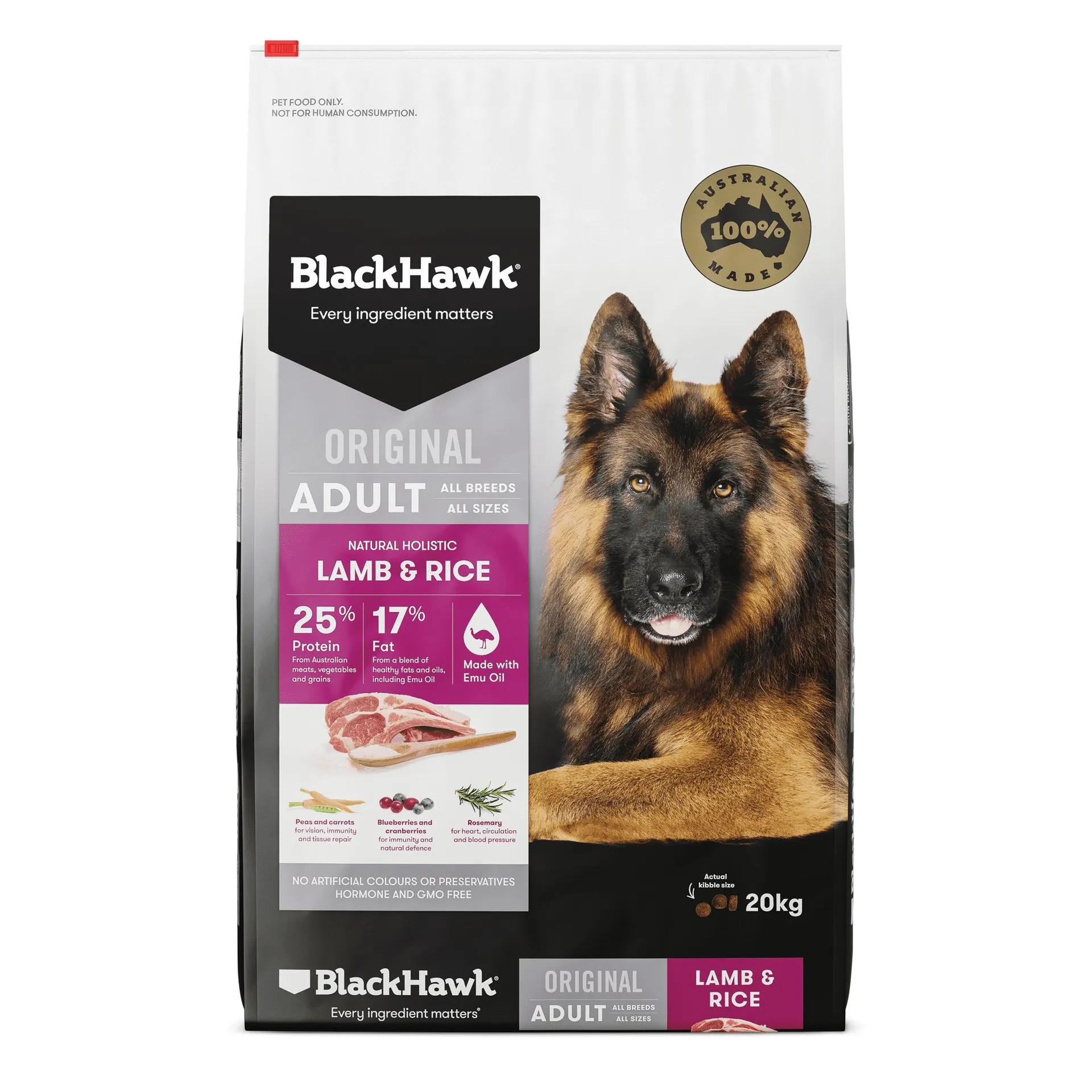 Black Hawk Adult Dry Dog Food Lamb & Rice