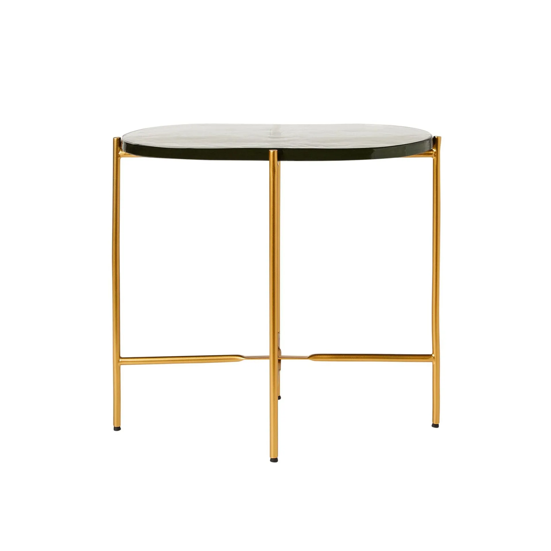 Alton Oval Side Table 45x30x51cm