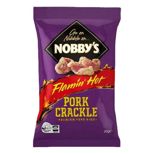 NOBBY PORK CRACKLE FLAMING HOT 50G