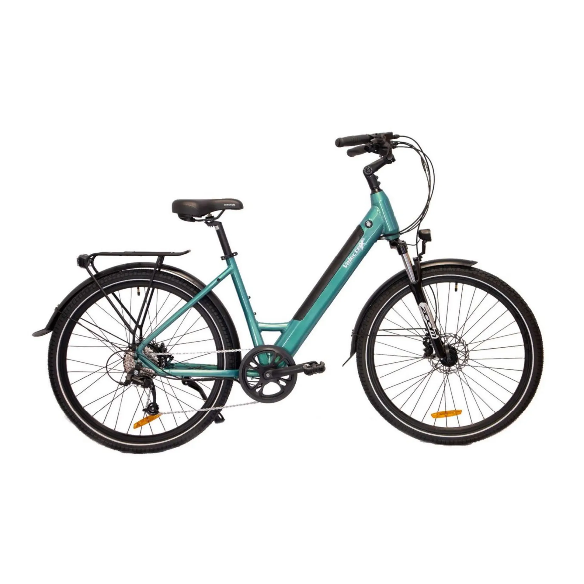 Velectrix Urban+ ST Electric City Bike 461Wh Battery Ocean