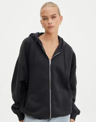 Zip Up Fleece Hoodie