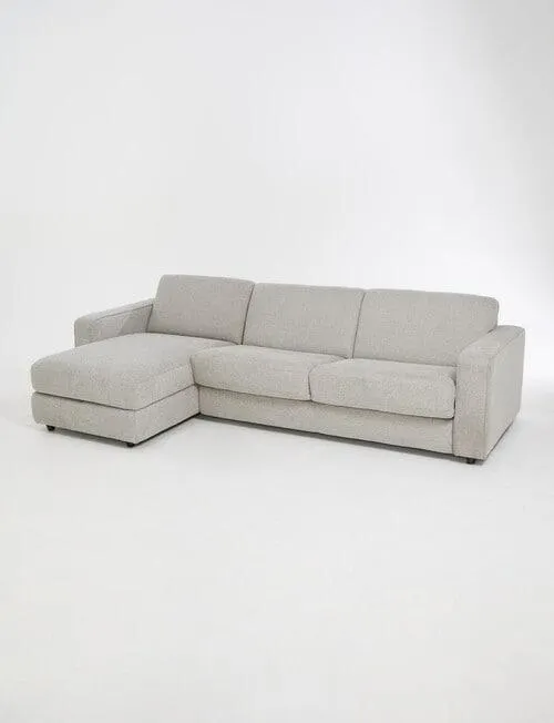 LUCA Oslo Fabric 2.5 Seater Sofa Bed with Left-Hand Chaise