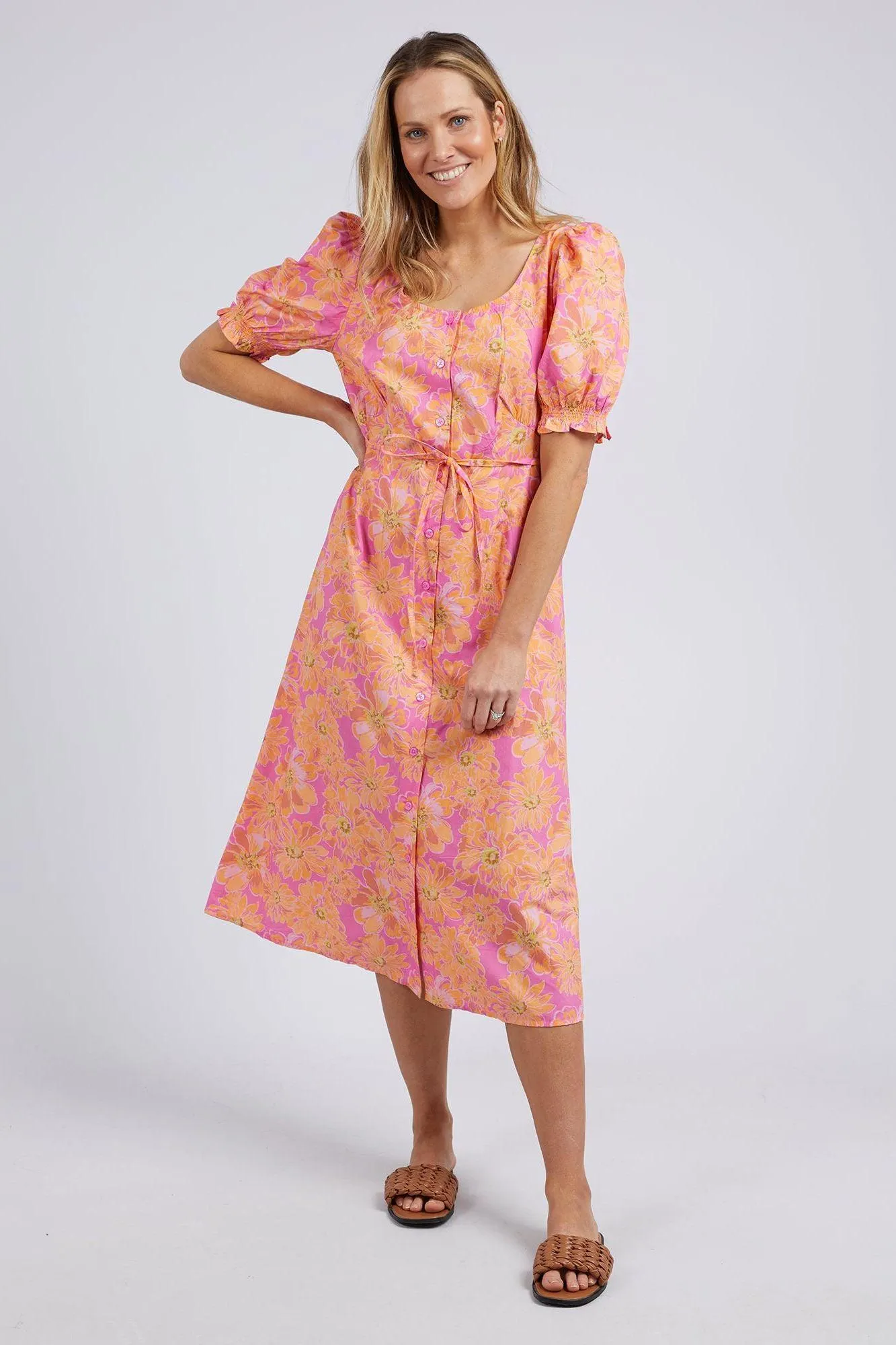 Fuchsia Floral Dress | Fuchsia Floral