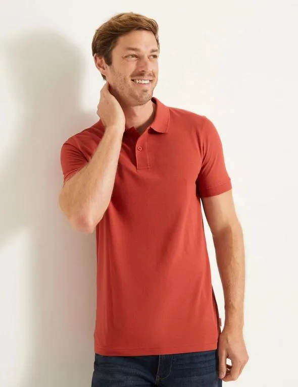 Rivers Short Sleeve Plain Pique Polo