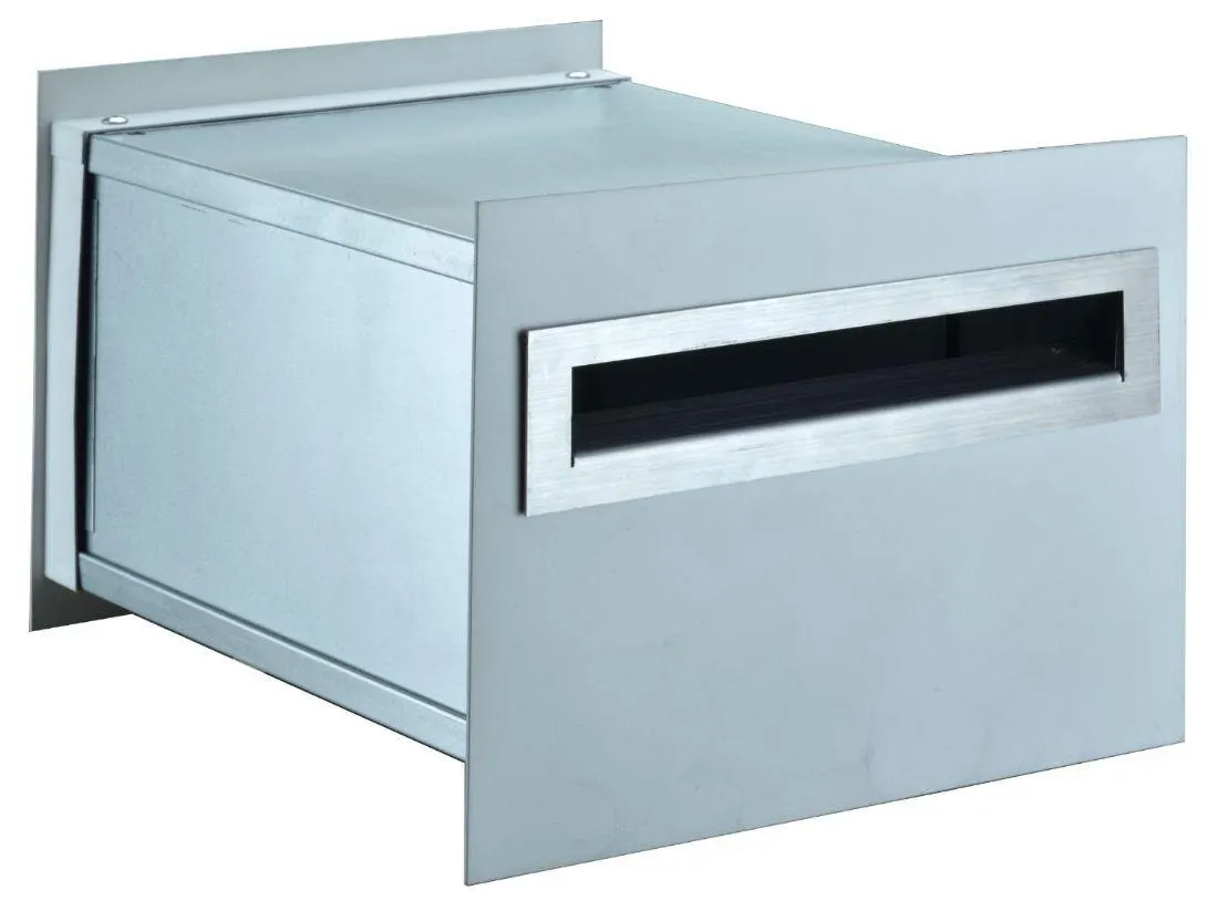 Letterbox Brick In Mailbox White