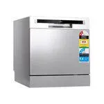 Devanti Benchtop Dishwasher 8 Place Settings Silver