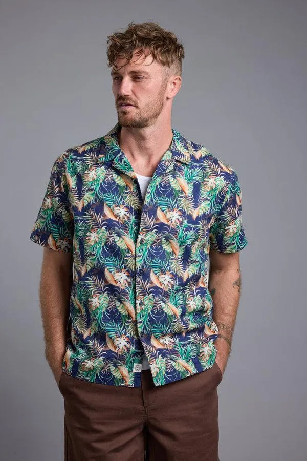 Jungle Print Cuban Shirt