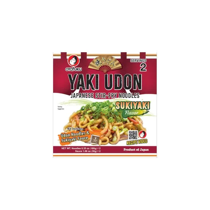OTAFUKU / YAKIUDON NOODLES WITH SAUCE / BOILED UDON 420g