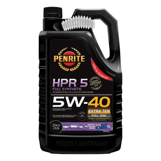 Penrite HPR 5 Engine Oil - 5W-40 5 Litre