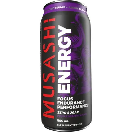 Musashi Energy Drink Purple Grape