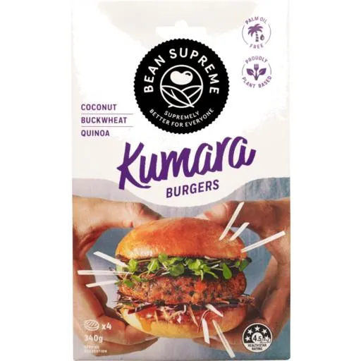 Bean Supreme Burger Kumara