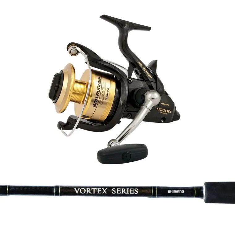 Shimano Baitrunner 8000D & Vortex 6'10" 6-10kg Spinning Combo