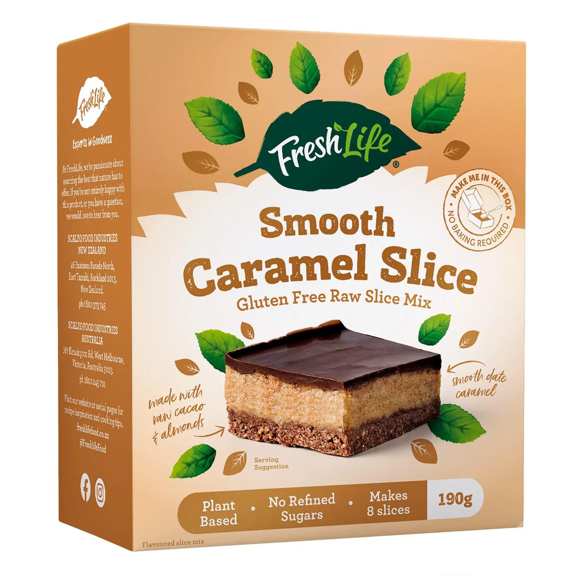 Fresh Life Caramel Slice Mix 190g