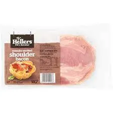 HELLERS SMOKED SHOULDER BACON 1 KG