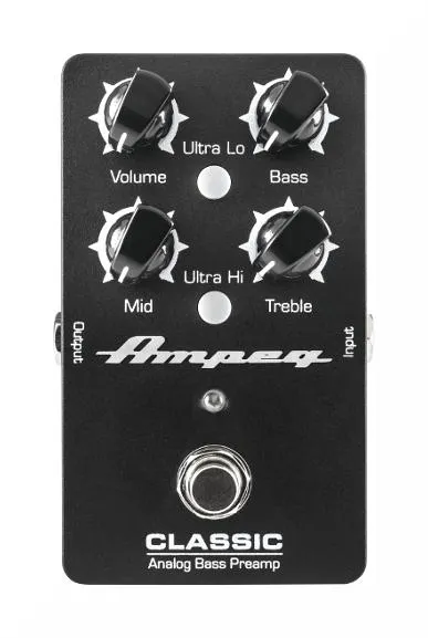 AMPEG CLASSIC ANALOG BASS PREAMP PEDAL 99-040-4041