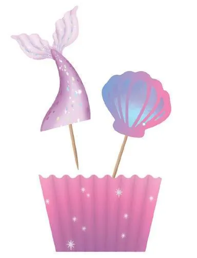 Mermaid Cupcake Kit 12pk