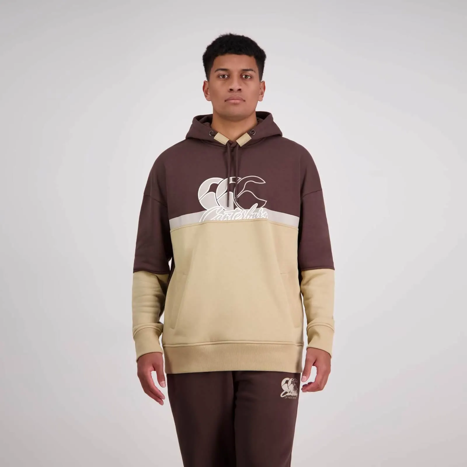 Mens Clash Oh Hoodie Turkish Coffee