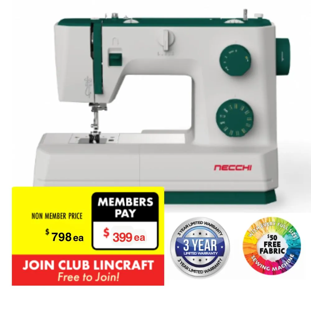 NECCHI Heavy Duty Sewing Machine, Q421A
