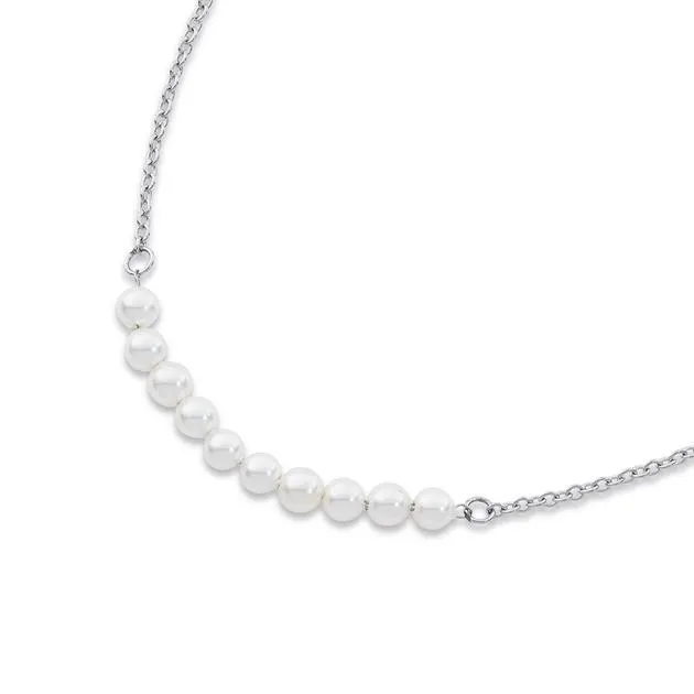 Sterling Silver Freshwater Pearls Necklet