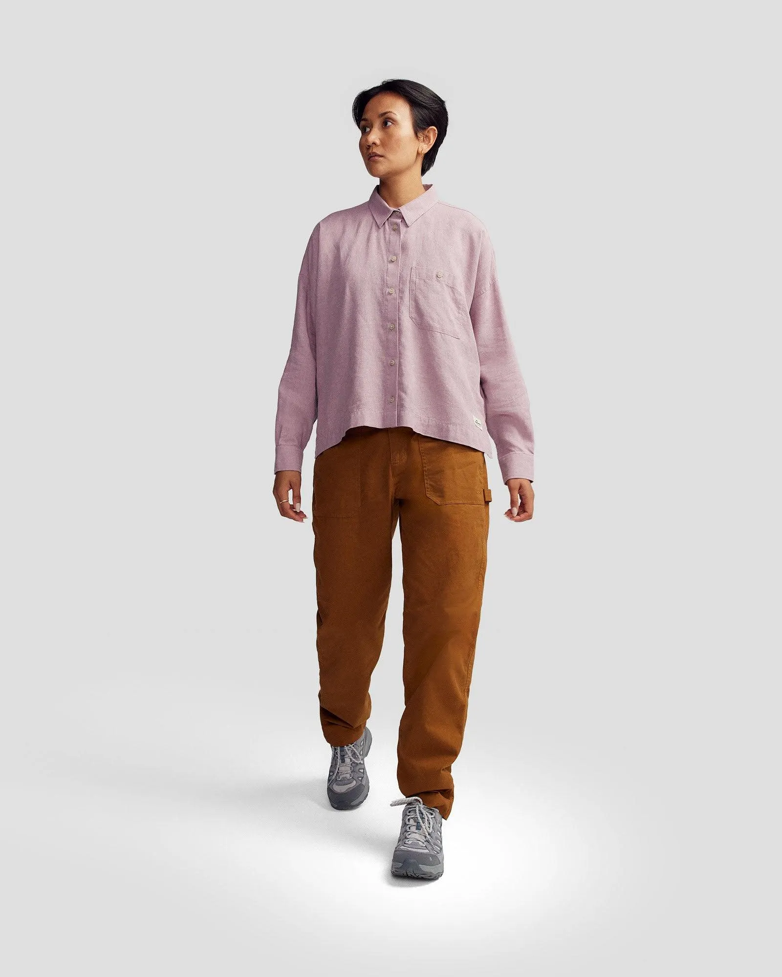 Women’s Weekend Cotton Pants - Bark