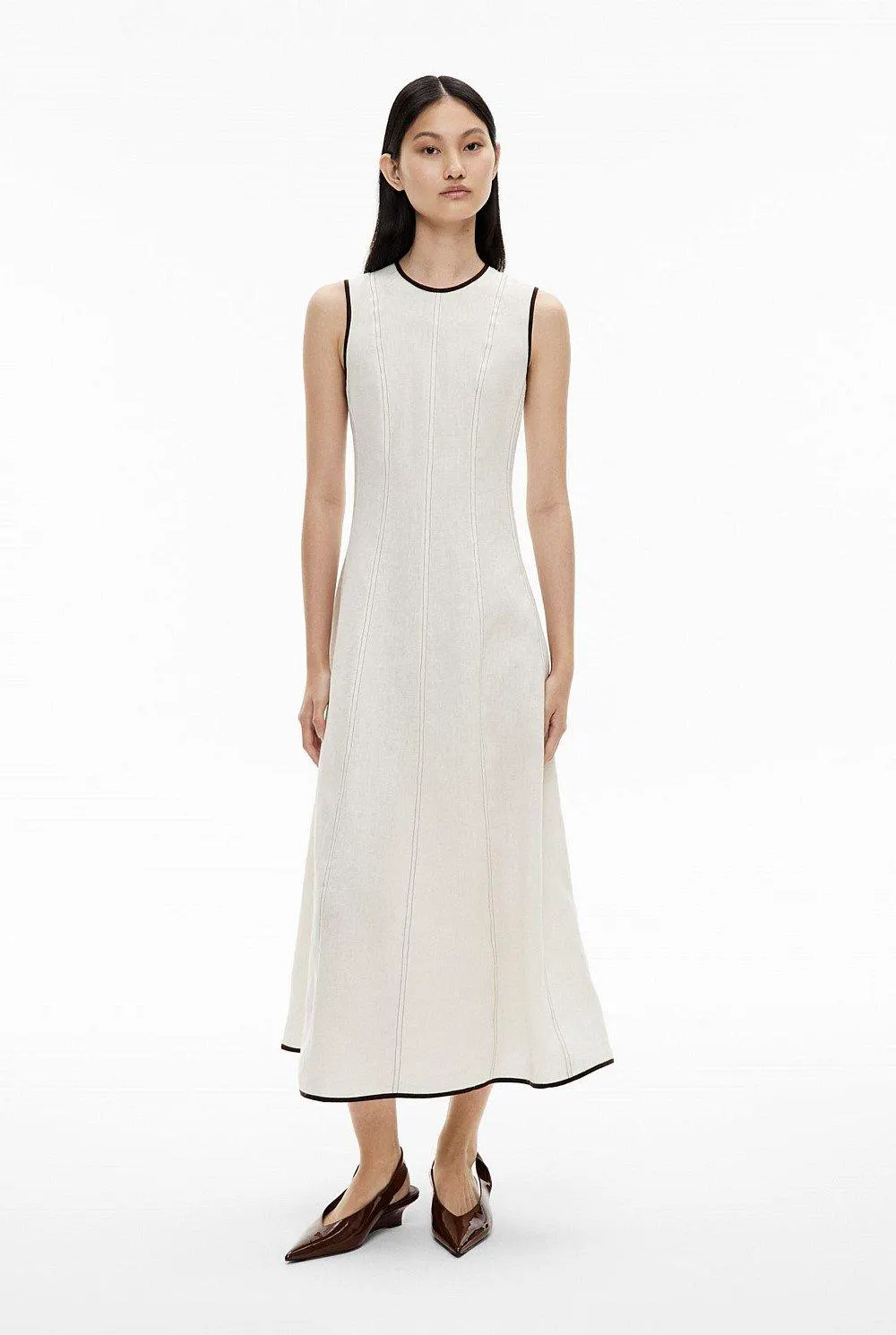 Linen Seam Dress