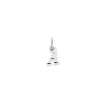 Sterling Silver 'A' Pendant
