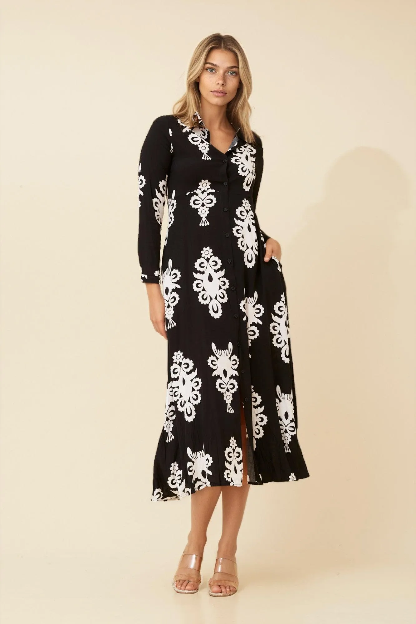 ADLER SHIRT MAXI DRESS