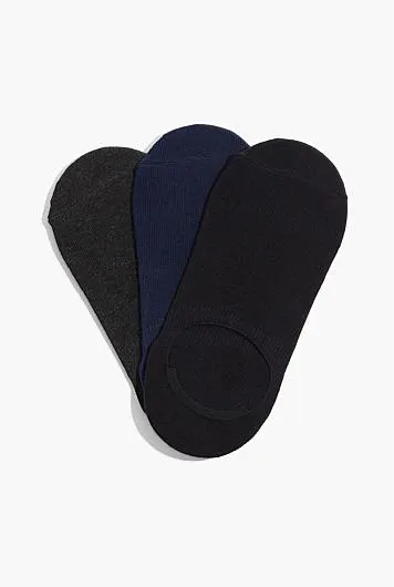 No Show Socks Pack of 3