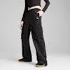 WARDROBE ESSENTIALS Women's Relaxed Woven Cargo Pants