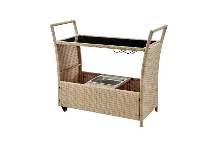 Shangri-La Balmain Outdoor Furniture Bar Cart (Natural)