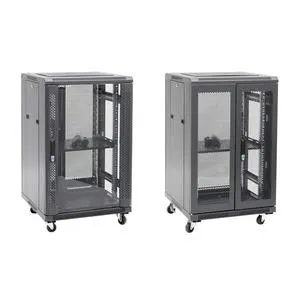 Server Cabinet 18RU 600 x 600 x 988mm 1x Shelf 2x Fans