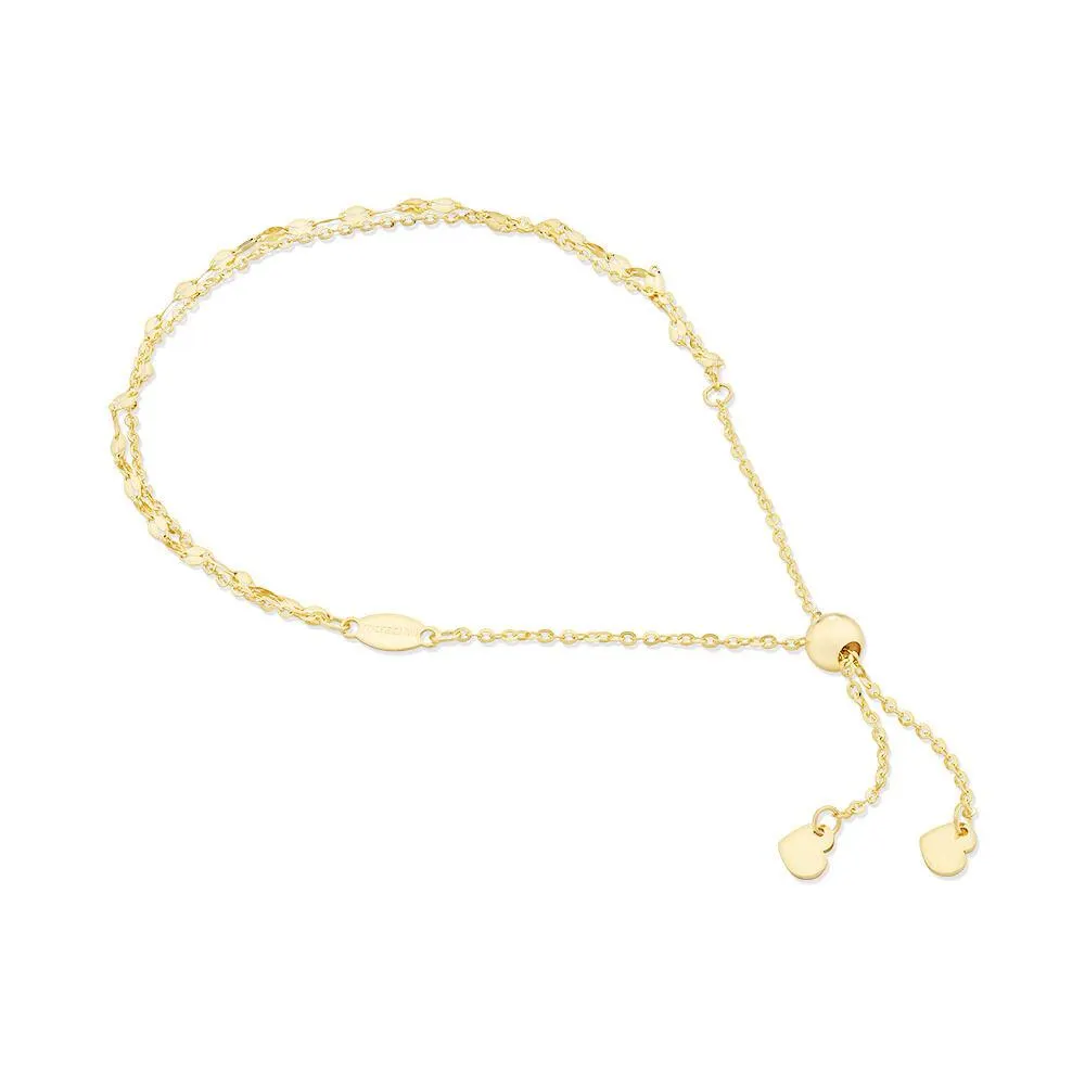 25cm Multistrand Bolo Bracelet in 10kt Yellow Gold