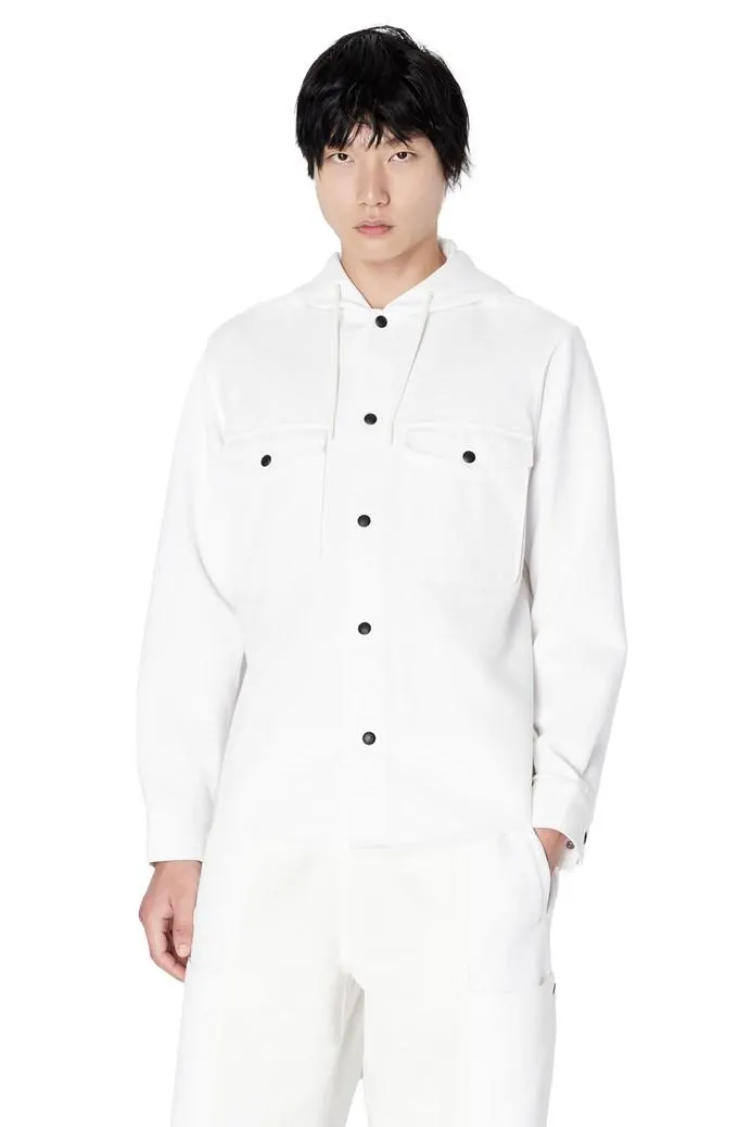 Hooded Button Up Jacket