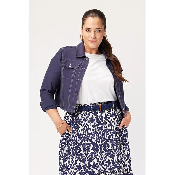 Sadie Stretch Jacket Navy