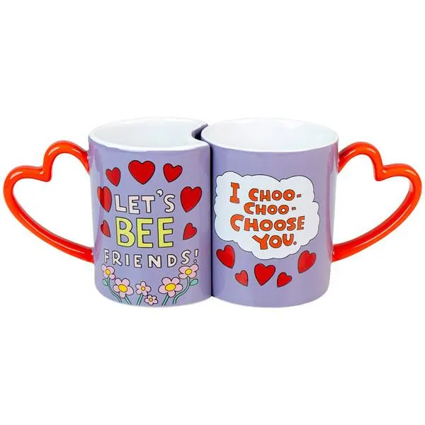 The Simpsons - I Choo-Choo-Choose You & Let's BEE Friends Mug 2-pack