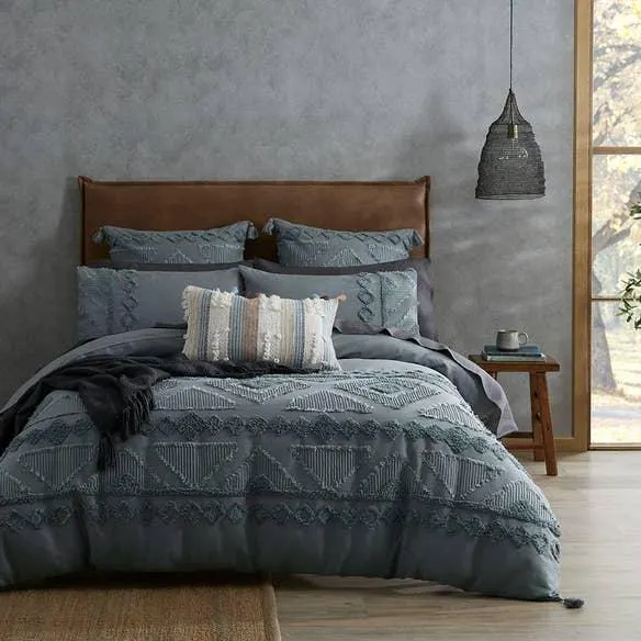 Corina Quilt Cover - Eucalyptus