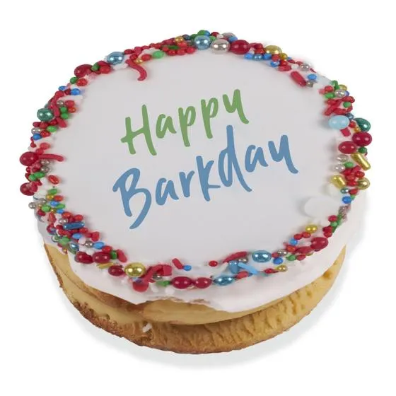 Kazoo Barneys Barkery Dog Birthday Cake Round Red