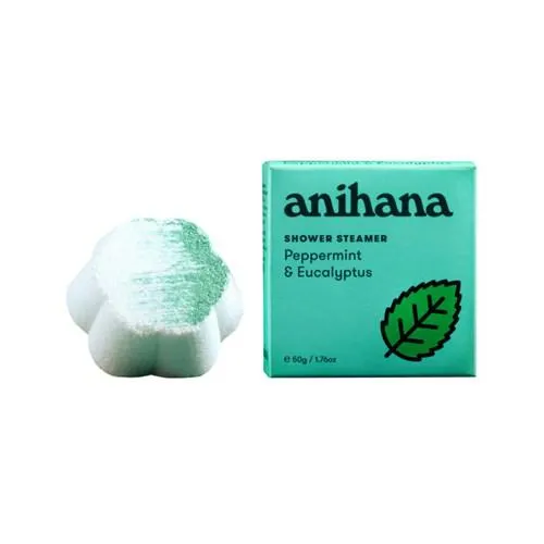 anihana Shower Steamer Peppermint & Eucalyptus 50g