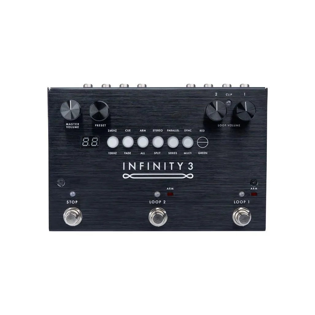 PIGTRONIX INFINITY 3 LOOP STATION - DUAL STEREO LOOPER PEDAL WITH MIDI SYNC