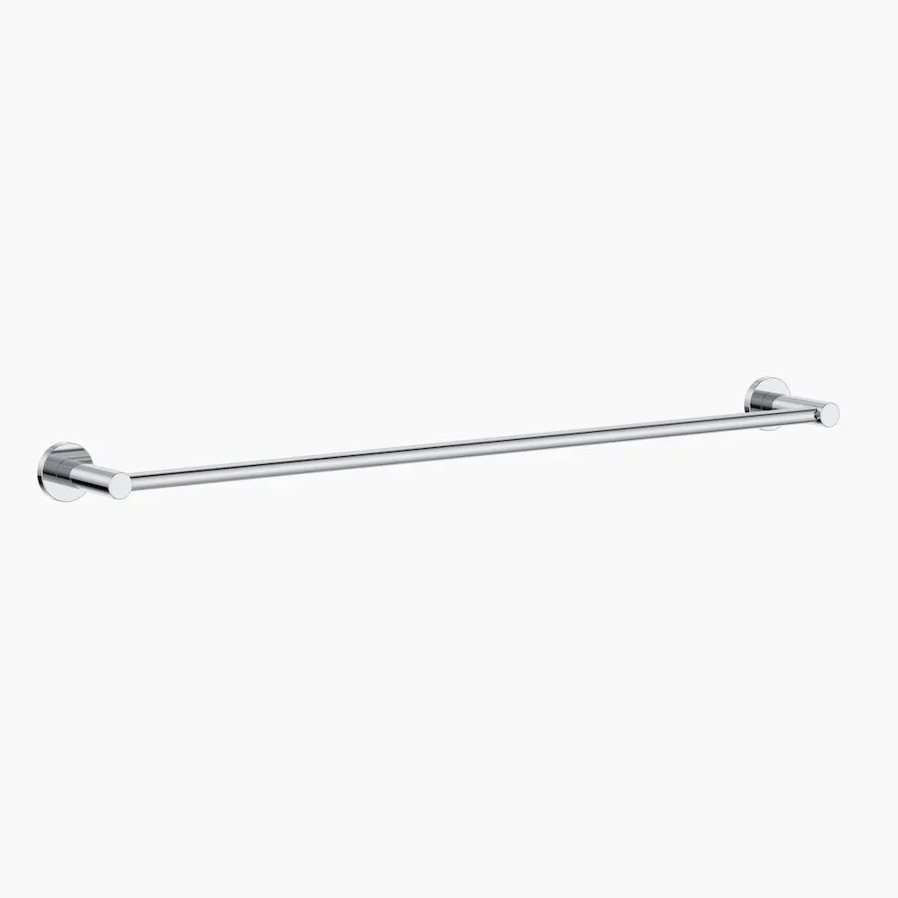 Round Single Towel Rail 600mm Chrome CL60020.C