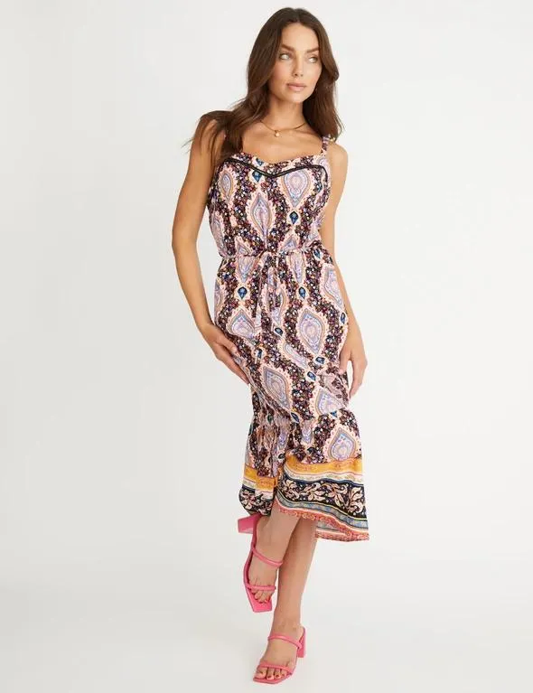 Rockmans Detailed Strap Dress