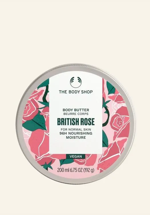 British Rose Body Butter 200ml.