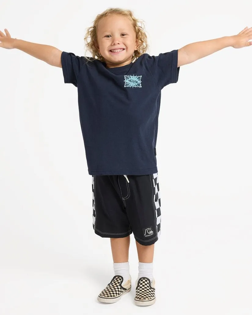 BOYS 2-7 STARFISH STAMP T-SHIRT