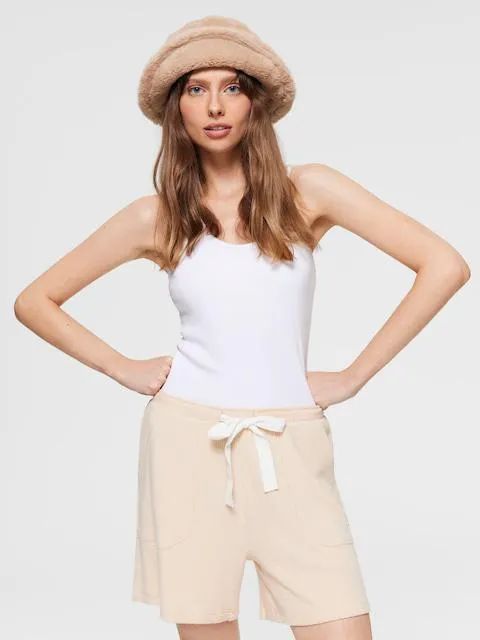 Caramel Rib Long Short