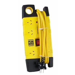 Plug Boss PowerBoard 6Way 10A Surge Protected