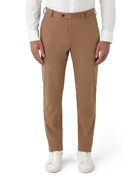 BRUSHED TWILL TROUSER